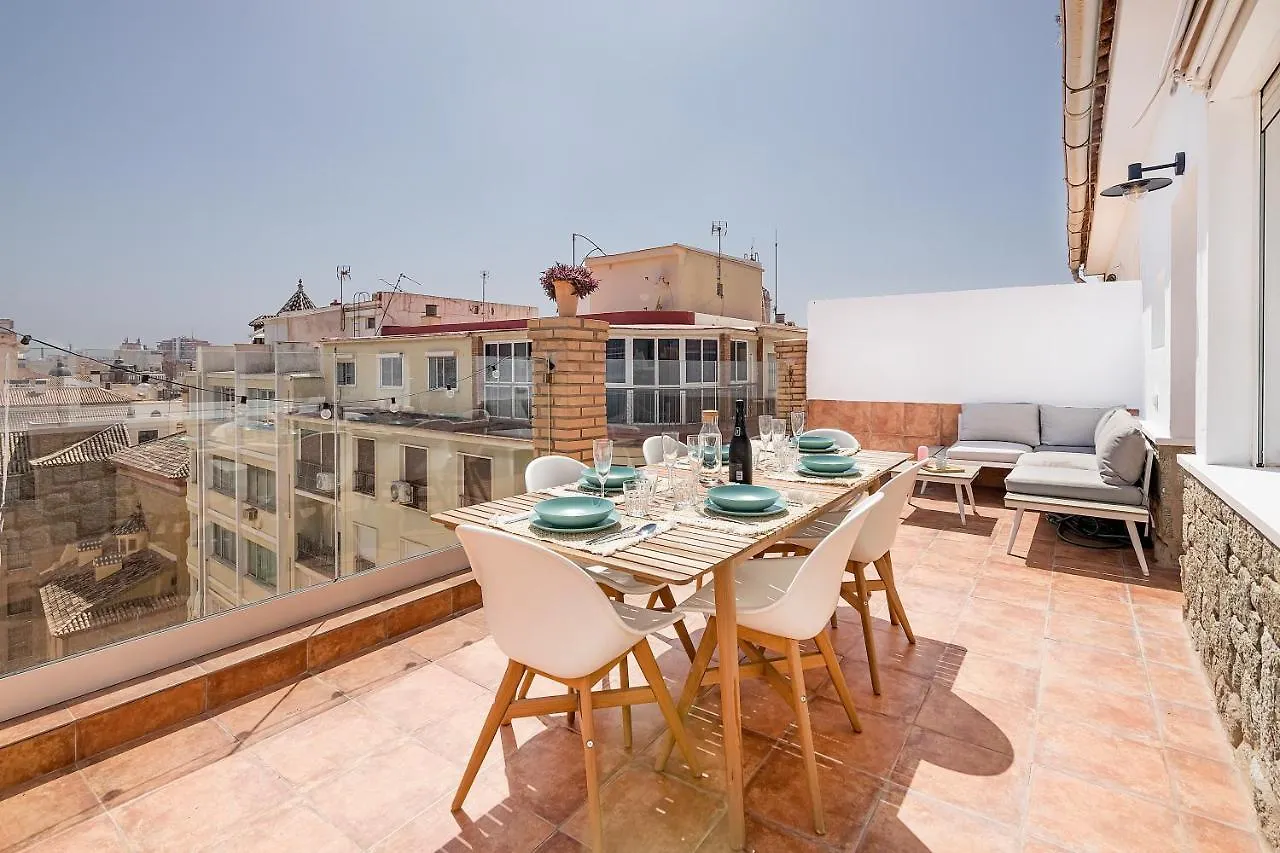 Apartmán Homey Apt- Atico Con Vistas A La Catedral Màlaga Španělsko